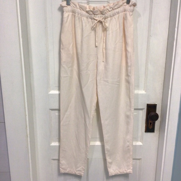 SOLD Hatch size 1 maternity linen blend pants - Picture 1 of 5